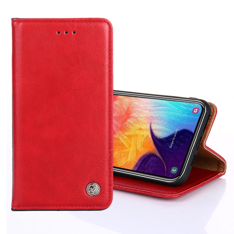 For Samsung Galaxy A71 5G Non-Magnetic Retro Texture Horizontal Flip Leather Case with Holder & Card Slots & Wallet