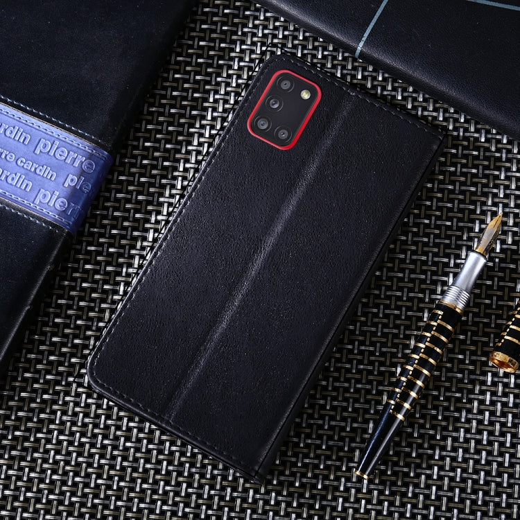 For Samsung Galaxy A31 Non-Magnetic Retro Texture Horizontal Flip Leather Case with Holder & Card Slots & Wallet