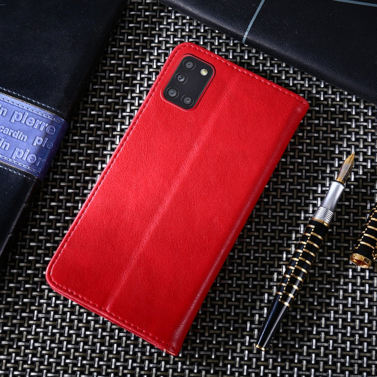 For Samsung Galaxy A31 Non-Magnetic Retro Texture Horizontal Flip Leather Case with Holder & Card Slots & Wallet