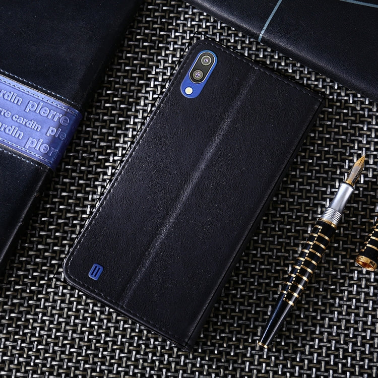 For Samsung Galaxy M10 Non-Magnetic Retro Texture Horizontal Flip Leather Case with Holder & Card Slots & Wallet