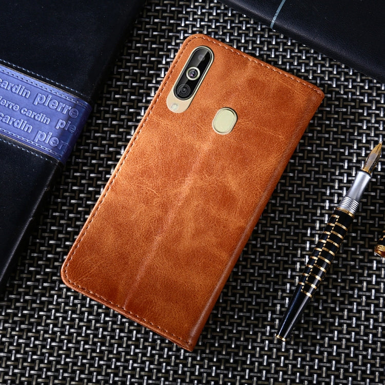 For Samsung Galaxy M40 Non-Magnetic Retro Texture Horizontal Flip Leather Case with Holder & Card Slots & Wallet