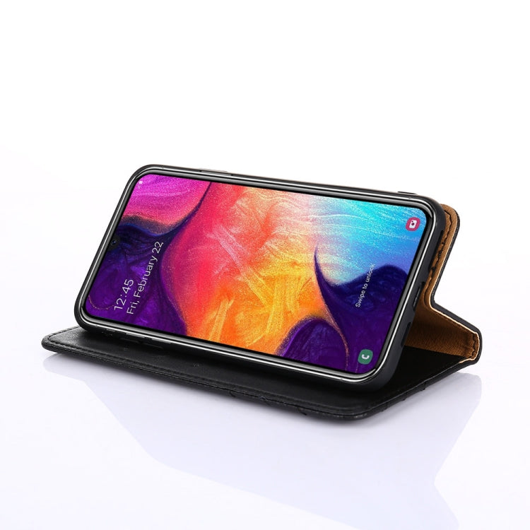 For Samsung Galaxy A20e Non-Magnetic Retro Texture Horizontal Flip Leather Case with Holder & Card Slots & Wallet