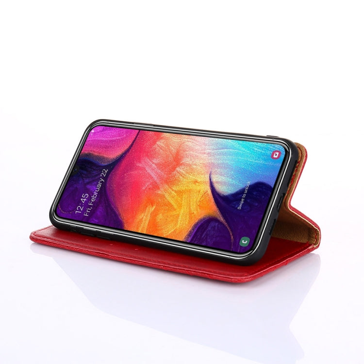 For Samsung Galaxy A20e Non-Magnetic Retro Texture Horizontal Flip Leather Case with Holder & Card Slots & Wallet