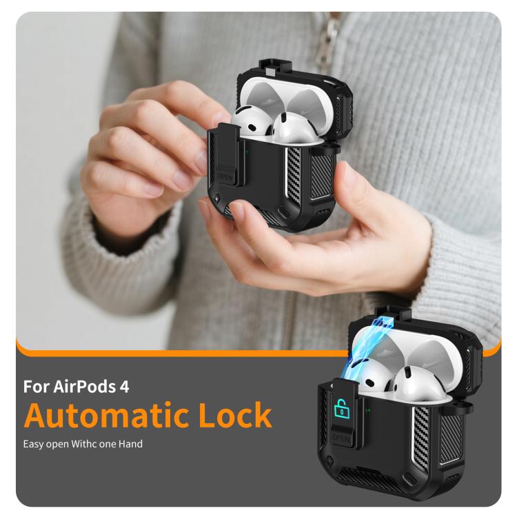 For AirPods Pro Two Color MagSafe Magnetic Earphone Case with Holder & Security Lock