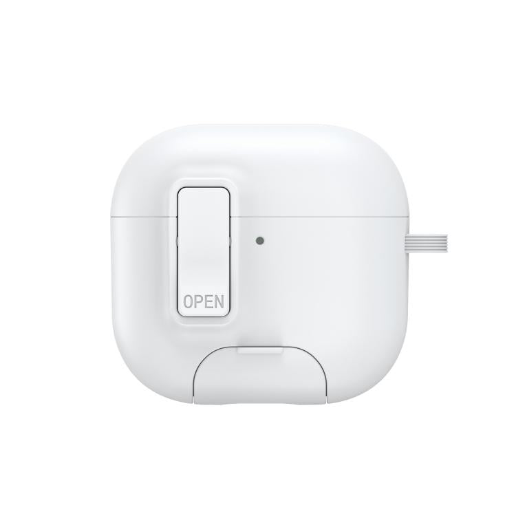 For AirPods 4 DUX DUCIS PECQ Series Magnetic Earphone Case with Holder & Security Lock