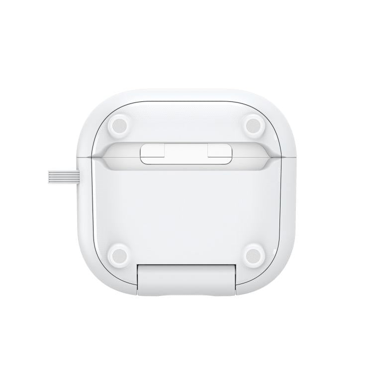 For AirPods 4 DUX DUCIS PECQ Series Magnetic Earphone Case with Holder & Security Lock