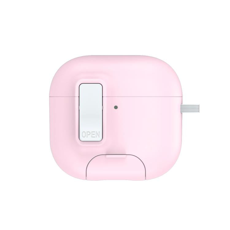 For AirPods 4 DUX DUCIS PECQ Series Magnetic Earphone Case with Holder & Security Lock