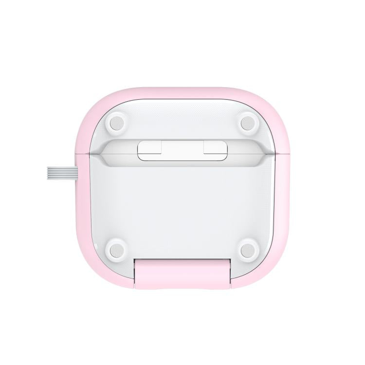 For AirPods 4 DUX DUCIS PECQ Series Magnetic Earphone Case with Holder & Security Lock