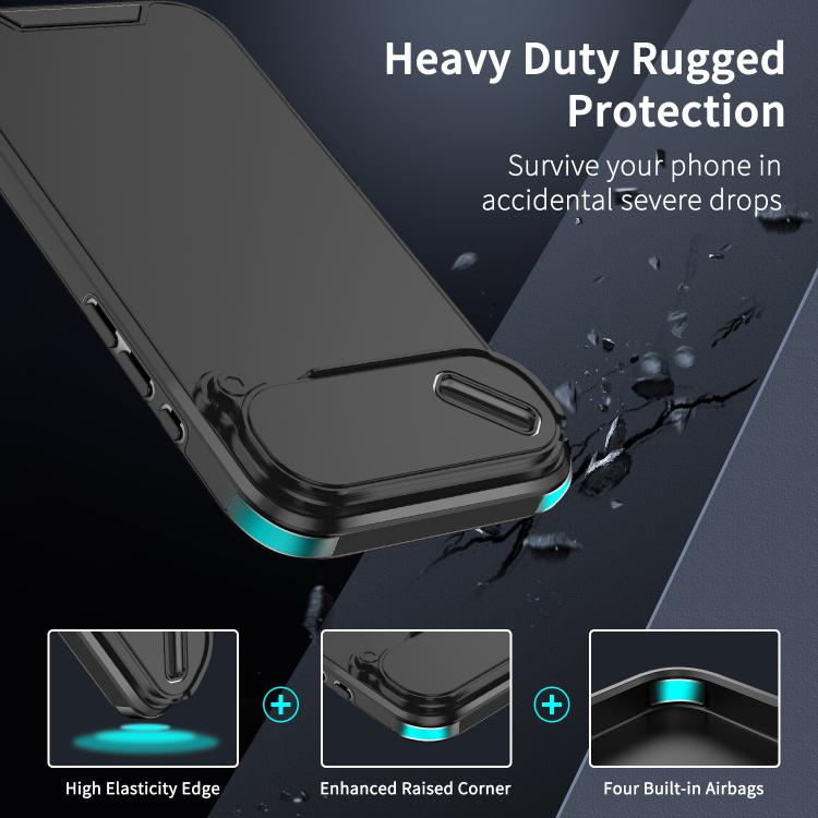 For iPhone Air Sliding Camshield TPU + PC Phone Case