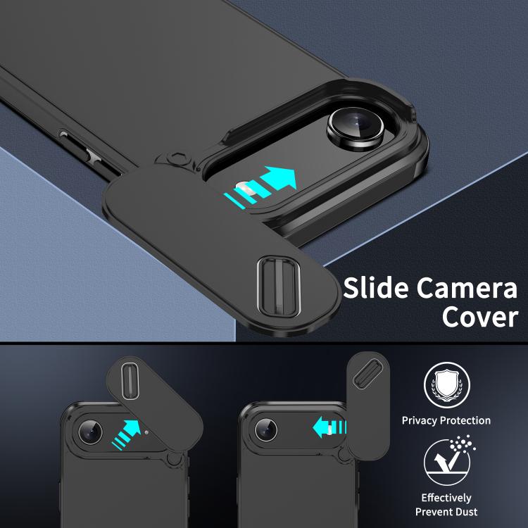 For iPhone Air Sliding Camshield TPU + PC Phone Case