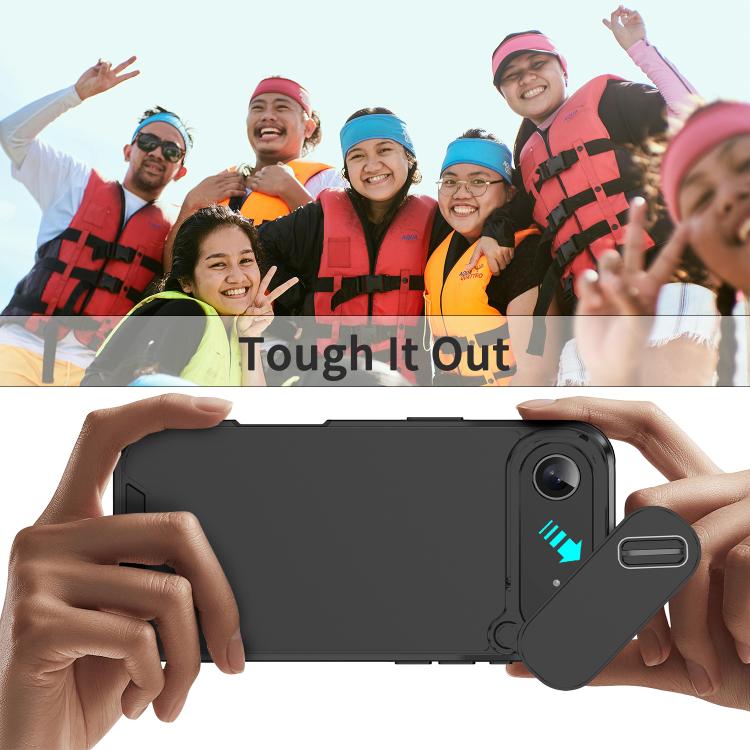 For iPhone Air Sliding Camshield TPU + PC Phone Case