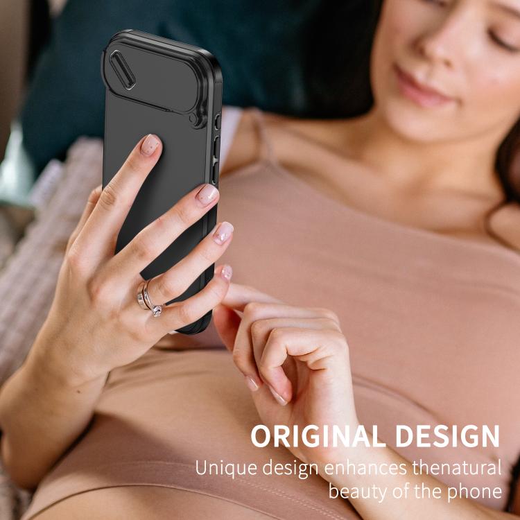 For iPhone Air Sliding Camshield TPU + PC Phone Case