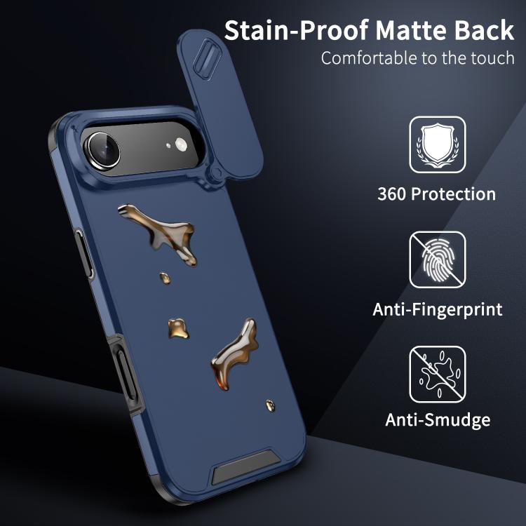 For iPhone Air Sliding Camshield TPU + PC Phone Case