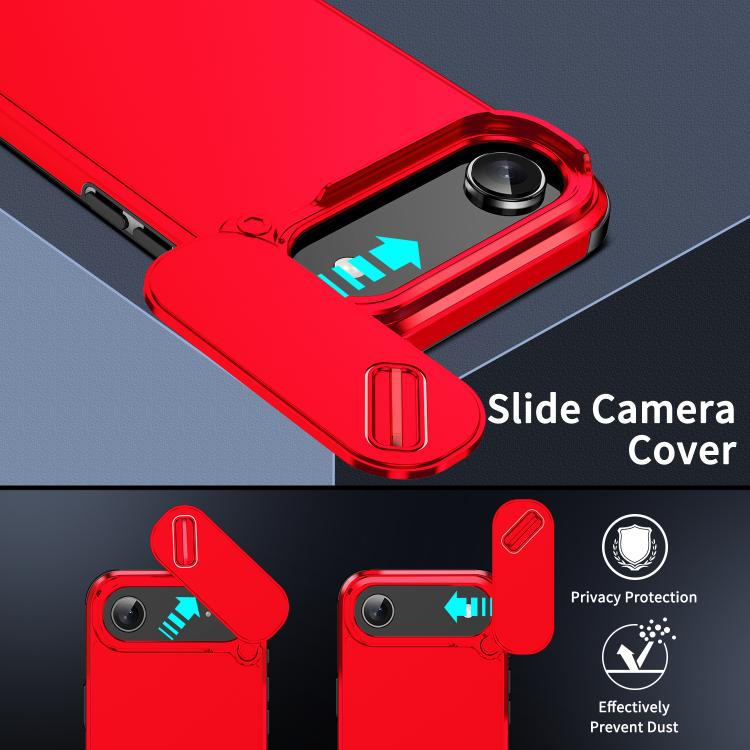 For iPhone Air Sliding Camshield TPU + PC Phone Case