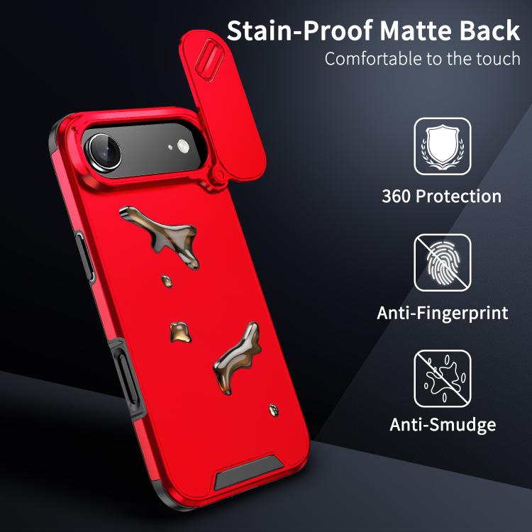 For iPhone Air Sliding Camshield TPU + PC Phone Case