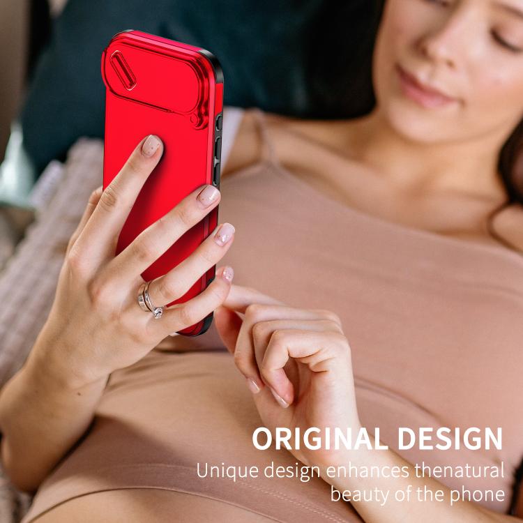 For iPhone Air Sliding Camshield TPU + PC Phone Case