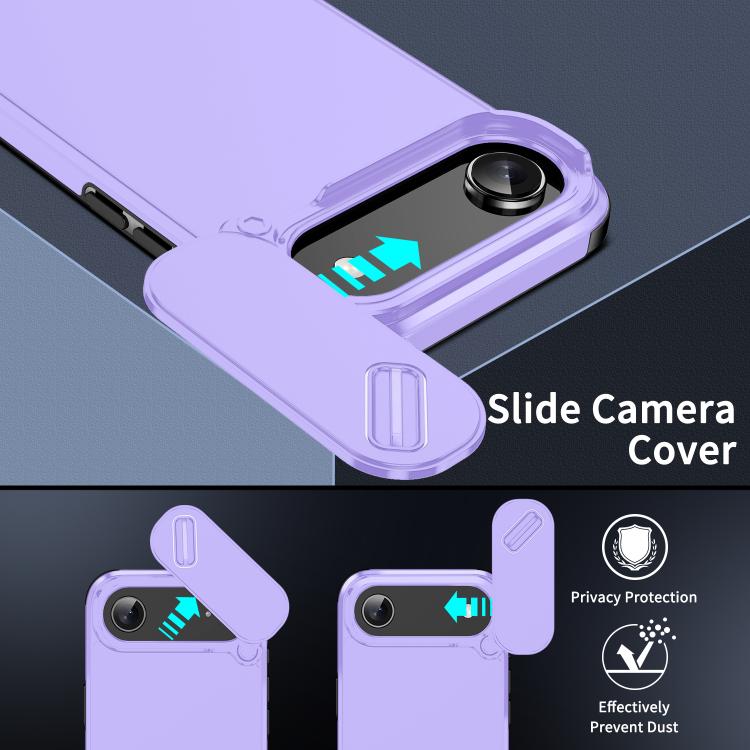 For iPhone Air Sliding Camshield TPU + PC Phone Case