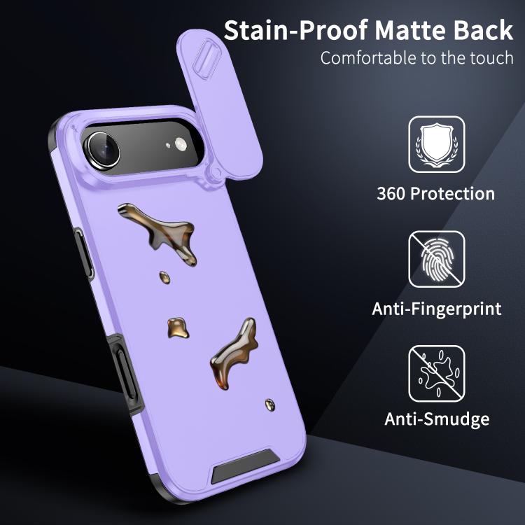 For iPhone Air Sliding Camshield TPU + PC Phone Case