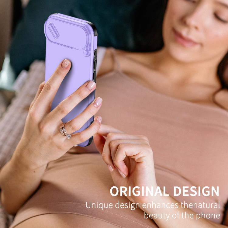 For iPhone Air Sliding Camshield TPU + PC Phone Case