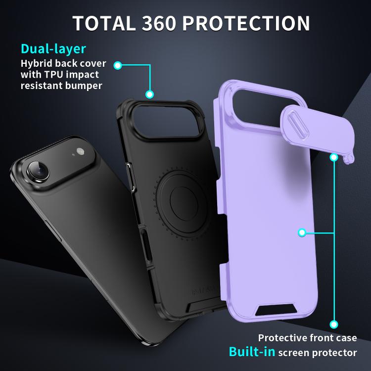 For iPhone Air Sliding Camshield TPU + PC Phone Case