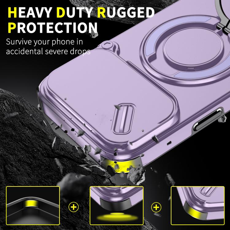 For iPhone 17 Pro Max Sliding Camshield Ring Holder Phone Case