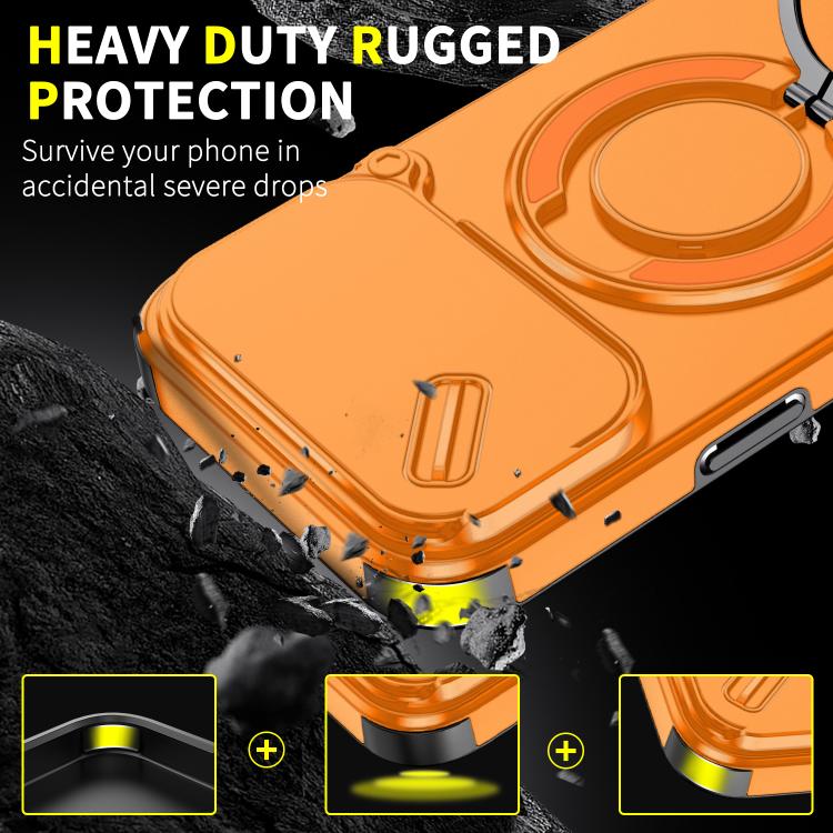 For iPhone 17 Pro Max Sliding Camshield Ring Holder Phone Case