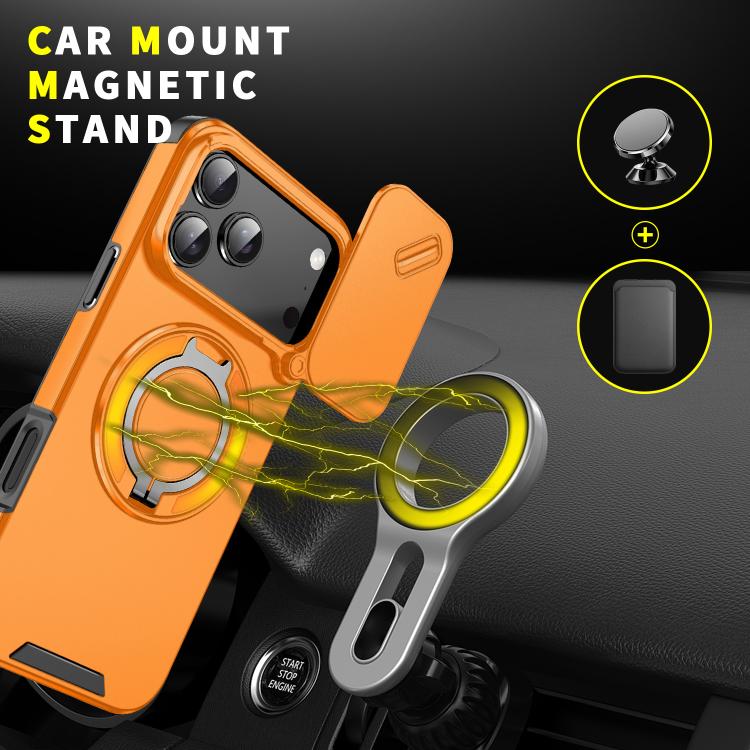 For iPhone 17 Pro Max Sliding Camshield Ring Holder Phone Case