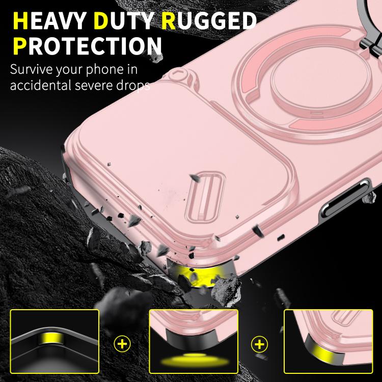 For iPhone 17 Pro Max Sliding Camshield Ring Holder Phone Case