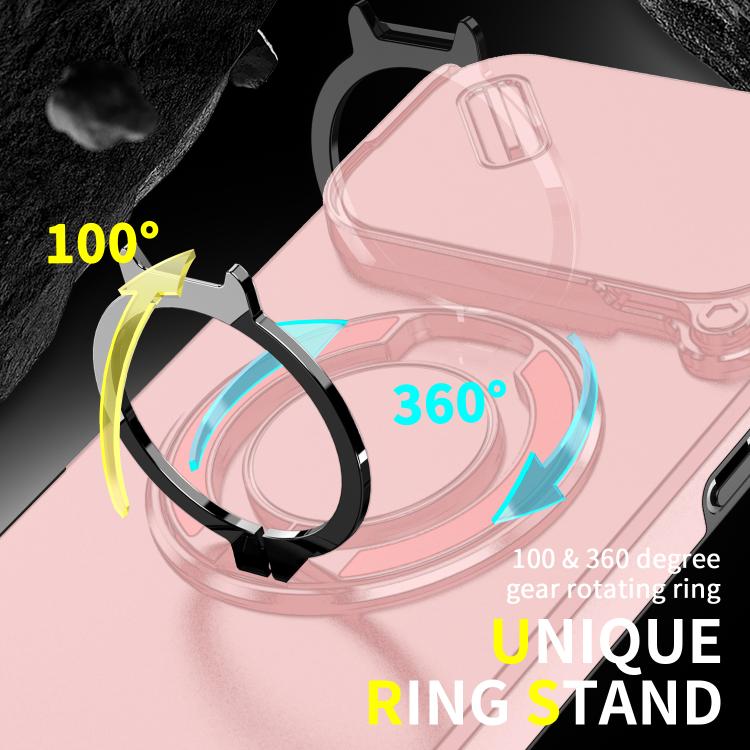 For iPhone 17 Pro Max Sliding Camshield Ring Holder Phone Case