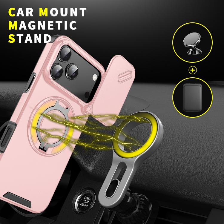 For iPhone 17 Pro Max Sliding Camshield Ring Holder Phone Case