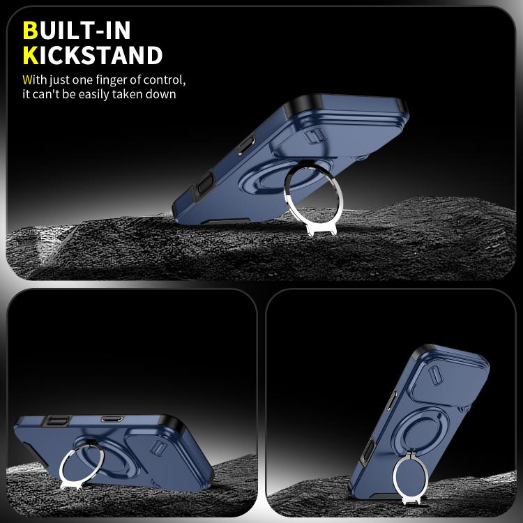 For iPhone 17 Pro Max Sliding Camshield Ring Holder Phone Case