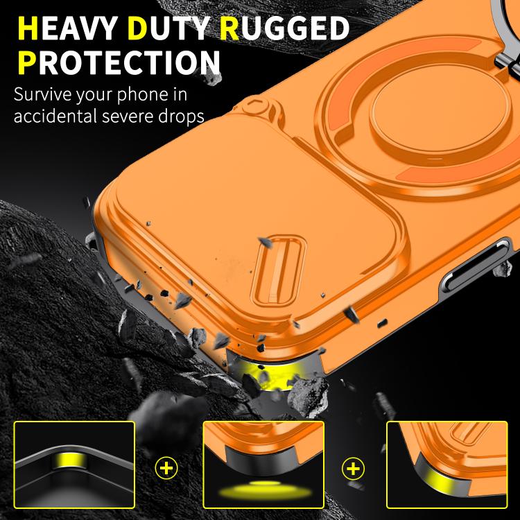 For iPhone 17 Pro Sliding Camshield Ring Holder Phone Case