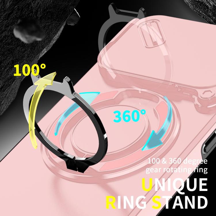 For iPhone 17 Pro Sliding Camshield Ring Holder Phone Case