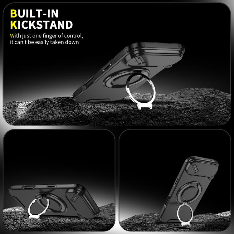 For iPhone Air Sliding Camshield Ring Holder Phone Case