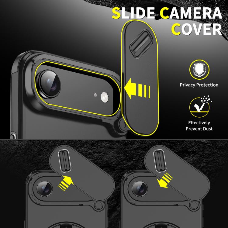 For iPhone Air Sliding Camshield Ring Holder Phone Case