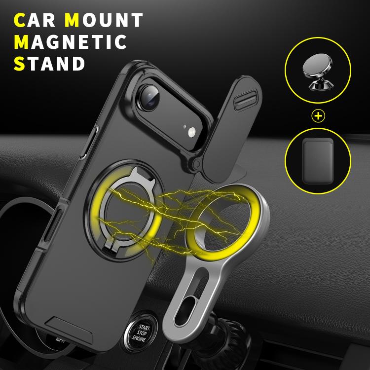 For iPhone Air Sliding Camshield Ring Holder Phone Case