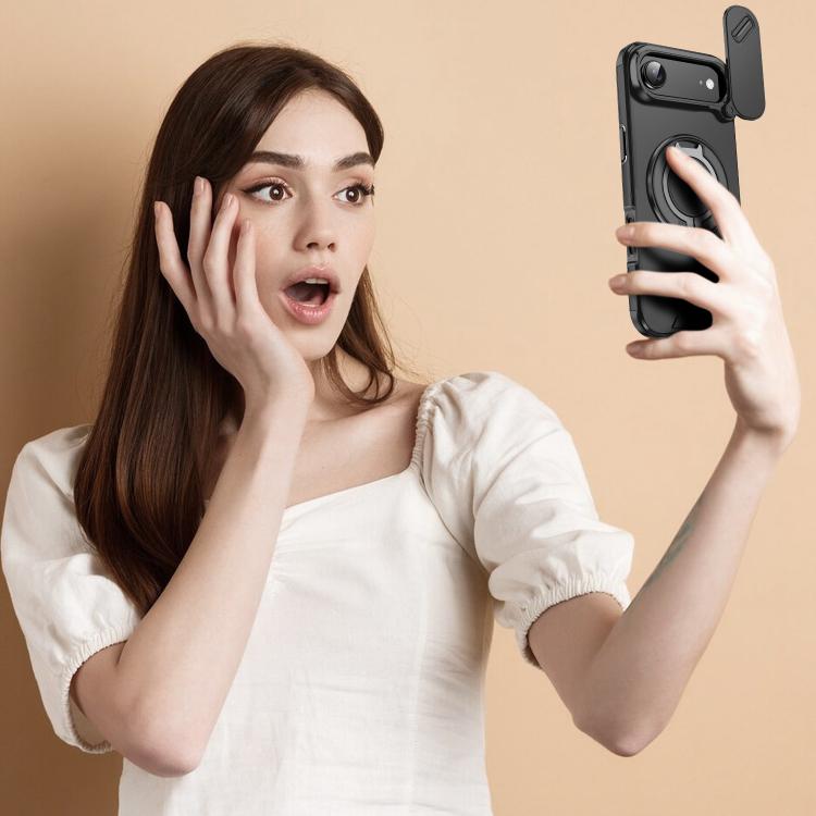 For iPhone Air Sliding Camshield Ring Holder Phone Case