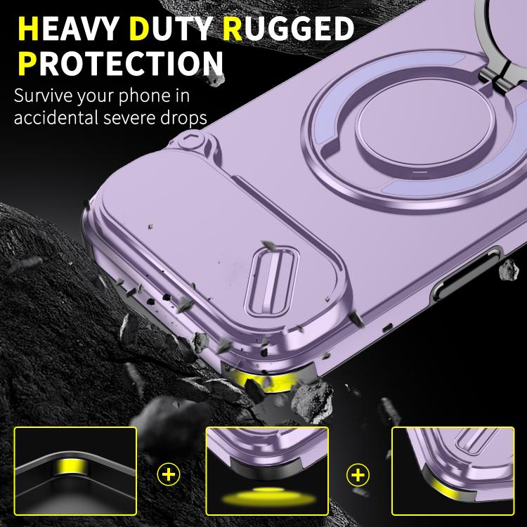 For iPhone Air Sliding Camshield Ring Holder Phone Case