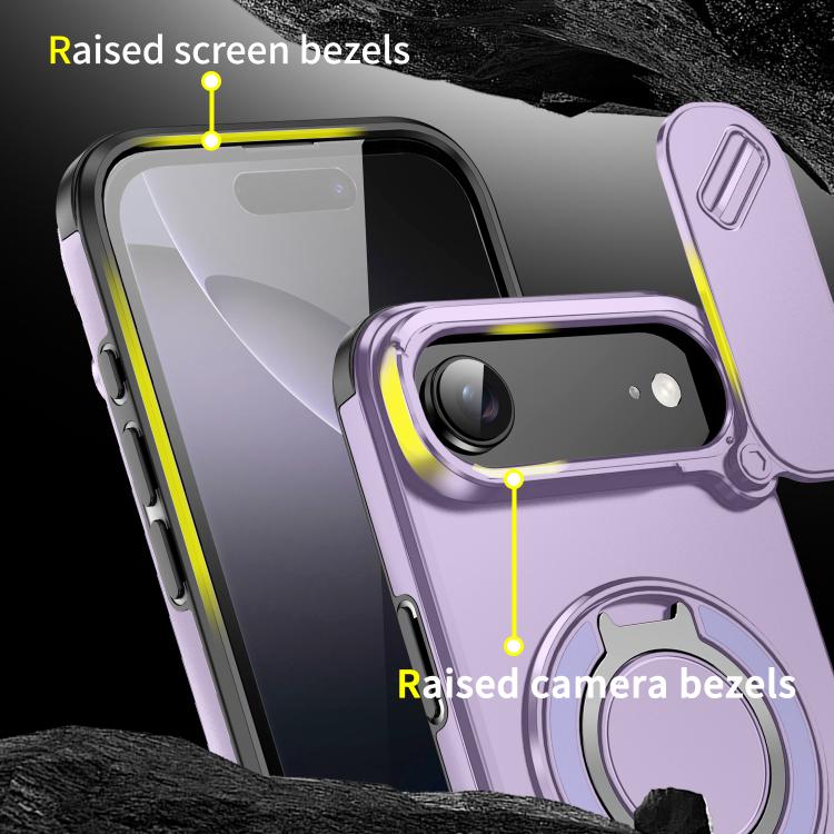 For iPhone Air Sliding Camshield Ring Holder Phone Case
