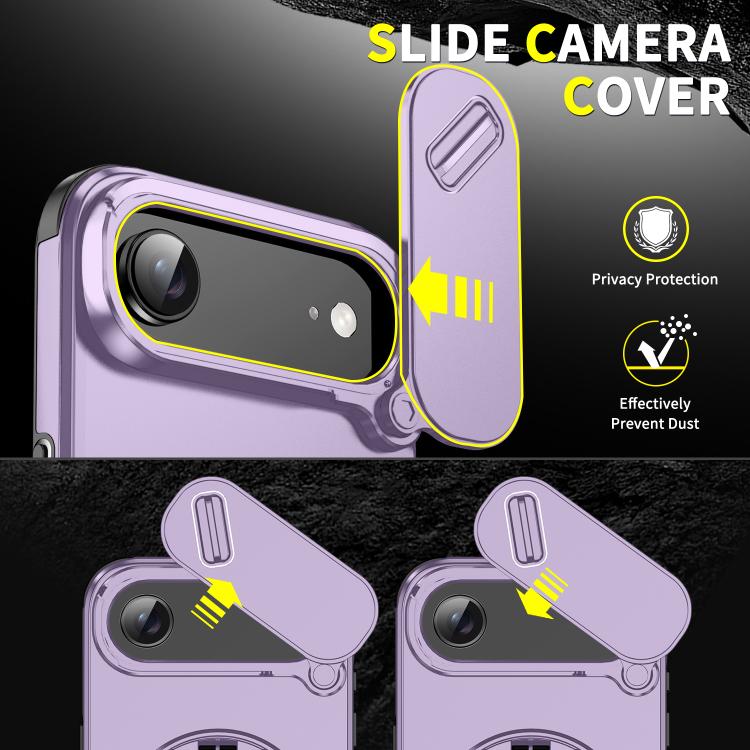 For iPhone Air Sliding Camshield Ring Holder Phone Case