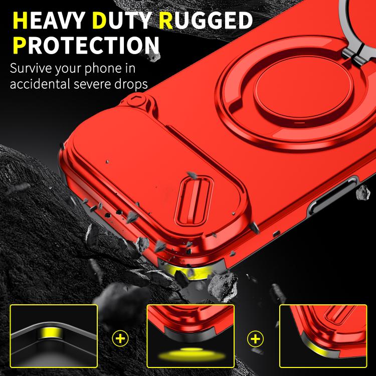 For iPhone Air Sliding Camshield Ring Holder Phone Case