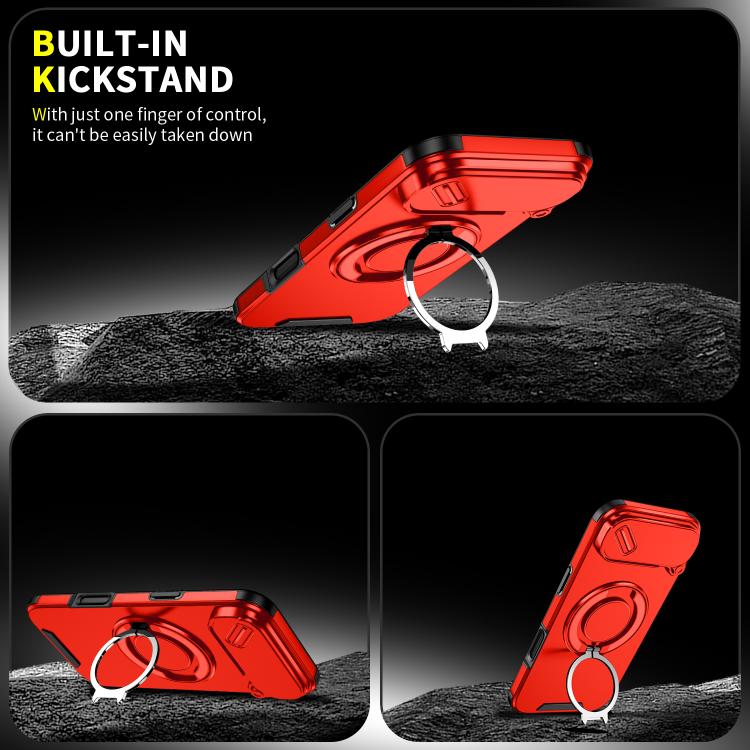For iPhone Air Sliding Camshield Ring Holder Phone Case