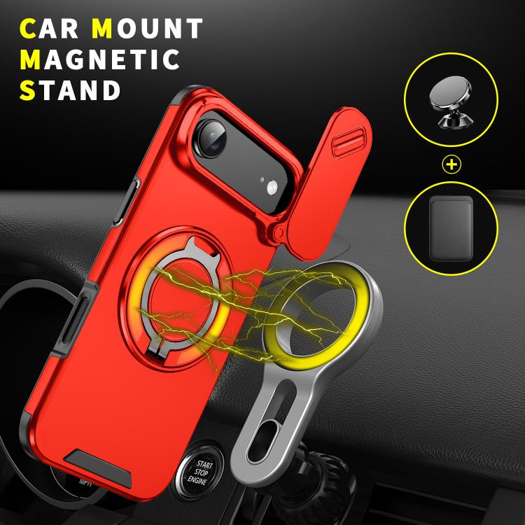 For iPhone Air Sliding Camshield Ring Holder Phone Case
