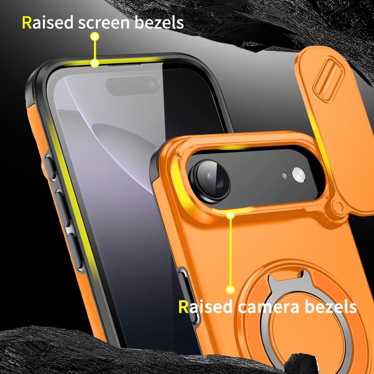 For iPhone Air Sliding Camshield Ring Holder Phone Case