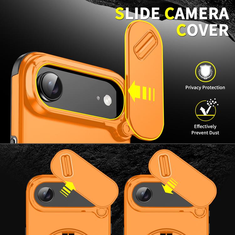 For iPhone Air Sliding Camshield Ring Holder Phone Case
