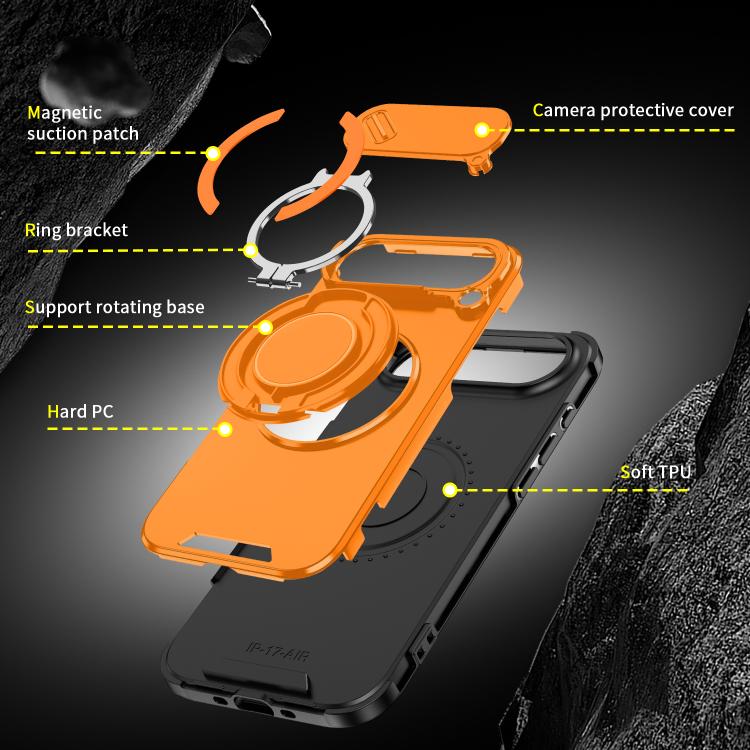 For iPhone Air Sliding Camshield Ring Holder Phone Case