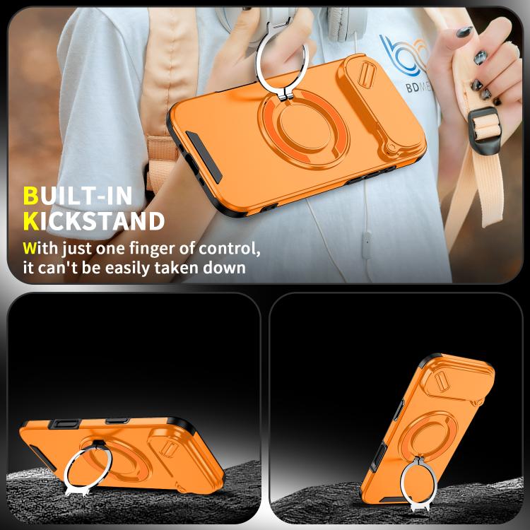 For iPhone Air Sliding Camshield Ring Holder Phone Case