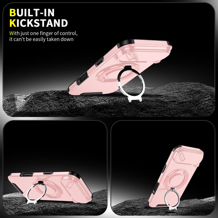 For iPhone Air Sliding Camshield Ring Holder Phone Case
