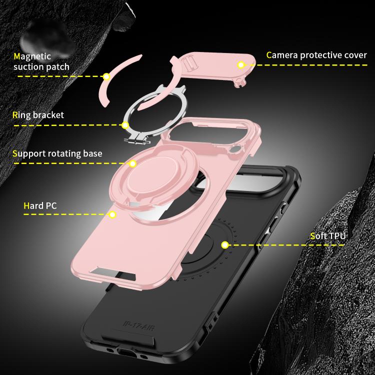 For iPhone Air Sliding Camshield Ring Holder Phone Case