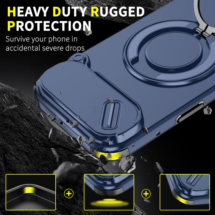 For iPhone Air Sliding Camshield Ring Holder Phone Case